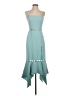 Jonathan Simkhai 100% Polyester Teal Cocktail Dress Size 2 - photo 1