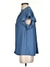 Banana Republic 100% Polyester Blue Short Sleeve Blouse Size S - photo 5