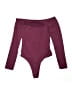 Fashion Nova Burgundy Purple Bodysuit Size M - photo 1