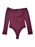 Fashion Nova Burgundy Purple Bodysuit Size M - photo 2