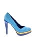 Cole Haan Color Block Blue Heels Size 7 - photo 1