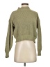 Hollister 100% Polyester Solid Green Turtleneck Sweater Size XS - photo 1