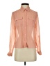 Humble Chic 100% Polyester Color Block Orange Long Sleeve Blouse Size S - photo 1