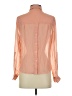Humble Chic 100% Polyester Color Block Orange Long Sleeve Blouse Size S - photo 2