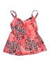 Unbranded Floral Red Swimsuit Top Size M - photo 1