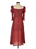 OPT 100% Polyester Floral Red Casual Dress Size XS - photo 2