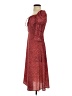 OPT 100% Polyester Floral Red Casual Dress Size XS - photo 5