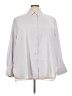Lane Bryant Color Block Gray 3/4 Sleeve Button-Down Shirt Size 22 - 24 Plus - photo 1