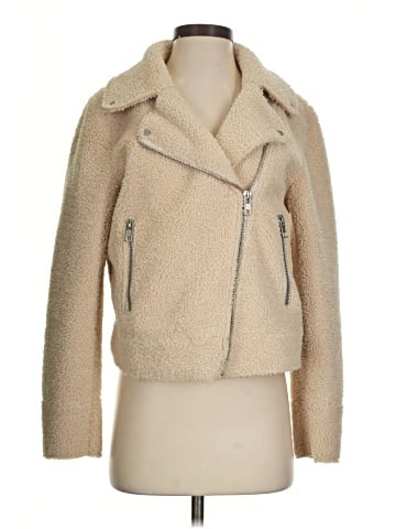 Ichi Faux Fur Jacket (view 1)