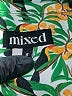 Mixed 100% Viscose Tropical Green Short Sleeve Button-Down Shirt Size S - photo 7