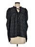 Bishop + Young 100% Polyester Black 3/4 Sleeve Blouse Size XS - photo 1
