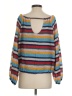 Parker Orange Long Sleeve Blouse Size S - photo 2