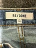 RE/DONE Chevron-herringbone Blue Jeans Size 25 waist - photo 3