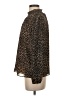 J.Crew Factory Store 100% Polyester Animal Print Brown Long Sleeve Blouse Size S - photo 5