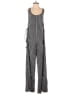 Indah 100% Rayon Stripes Gray Jumpsuit Size S - photo 1
