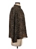 J.Crew Factory Store 100% Polyester Animal Print Brown Long Sleeve Blouse Size S - photo 4