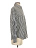 Banana Republic 100% Polyester Stripes Black Long Sleeve Blouse Size XS - photo 4