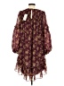 Cinq à Sept 100% Polyester Burgundy 3/4 Sleeve Blouse Size 0 - photo 2