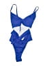 Unbranded Color Block Blue One Piece Swimsuit Size L - photo 1