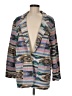 Paul Harris Design Print Gray Blazer Size M (estimated) - photo 1