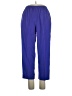 Tomas Maier 100% Polyester Solid Blue Casual Pants Size 16 - photo 1