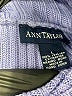Ann Taylor 100% Merino Wool Blue Purple Wool Pullover Sweater Size L - photo 6