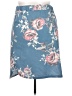 Assorted Brands Floral Blue Denim Skirt Size XXL - photo 2