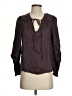 Dear John Brown Long Sleeve Blouse Size XS - photo 1