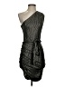 Melissa Odabash Metallic Silver Cocktail Dress Size XS - photo 1