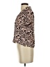 Lulus 100% Polyester Animal Print Brown Short Sleeve Blouse Size XS - photo 5