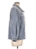 Max Studio Checkered-gingham Blue Blazer Size L - photo 4
