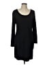 Spiegel Solid Black Casual Dress Size L - photo 1