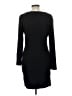 Spiegel Solid Black Casual Dress Size L - photo 2