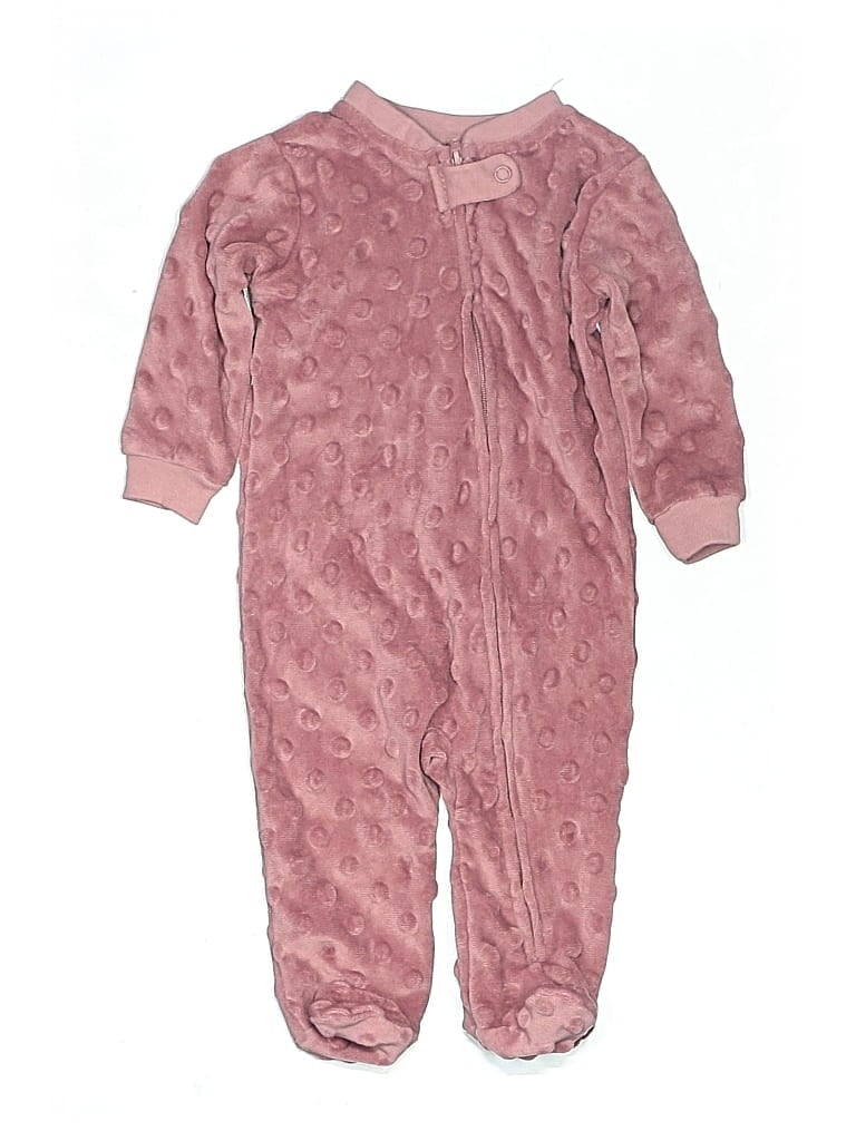 Pre-owned Assorted Brands Babies' Long Sleeve Onesie In Pink