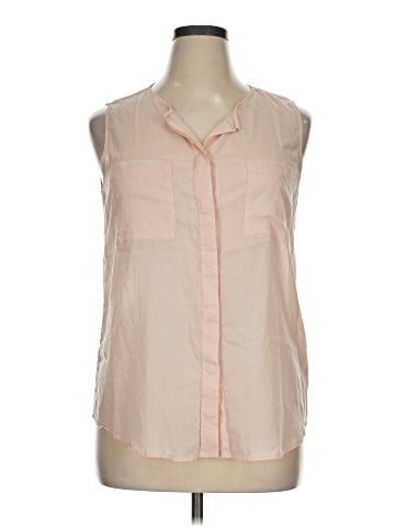 Theory Sleeveless Button-Down Shirt (view 1)