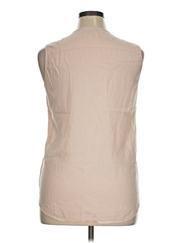 Theory Sleeveless Button-Down Shirt (view 2)