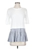 BCBGeneration White Short Sleeve Top Size S - photo 1