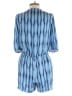 Aqua 100% Polyester Chevron-herringbone Blue Romper Size M - photo 2