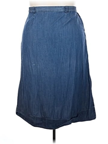 Travelsmith Denim Skirt (view 2)