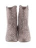 Badgley Mischka Silver Tan Ankle Boots Size 5 - photo 2