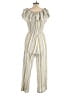Blue B Stripes Yellow Jumpsuit Size M - photo 2