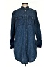 Mango Blue Casual Dress Size S - photo 1