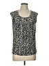 Kasper Black Sleeveless Blouse Size L (petite) - photo 1