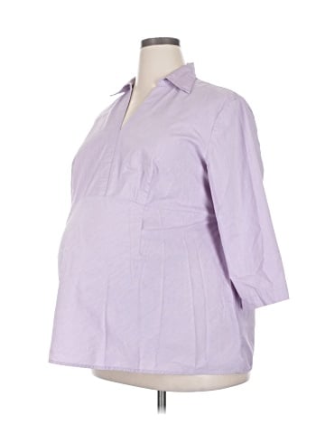 Duo Maternity 3/4 Sleeve Blouse (view 1)