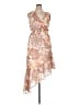Guess 100% Polyester Paisley Tan Cocktail Dress Size 14 - photo 1