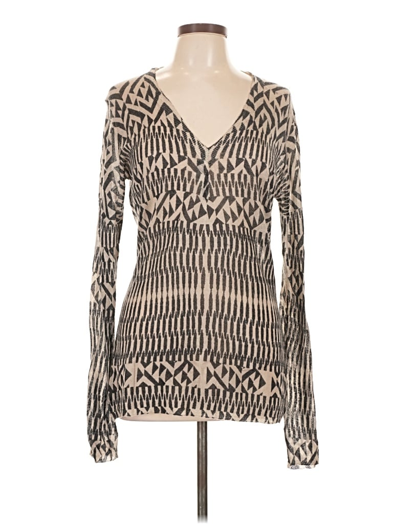 Pre-owned Etro Long Sleeve T-shirt In Tan