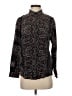 Sandro Paisley Black Long Sleeve Button-Down Shirt Size Sm (1) - photo 1