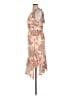 Guess 100% Polyester Paisley Tan Cocktail Dress Size 14 - photo 5
