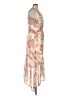 Guess 100% Polyester Paisley Tan Cocktail Dress Size 14 - photo 4