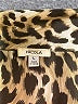 Nicola 100% Polyester Animal Print Brown 3/4 Sleeve Blouse Size L - photo 7